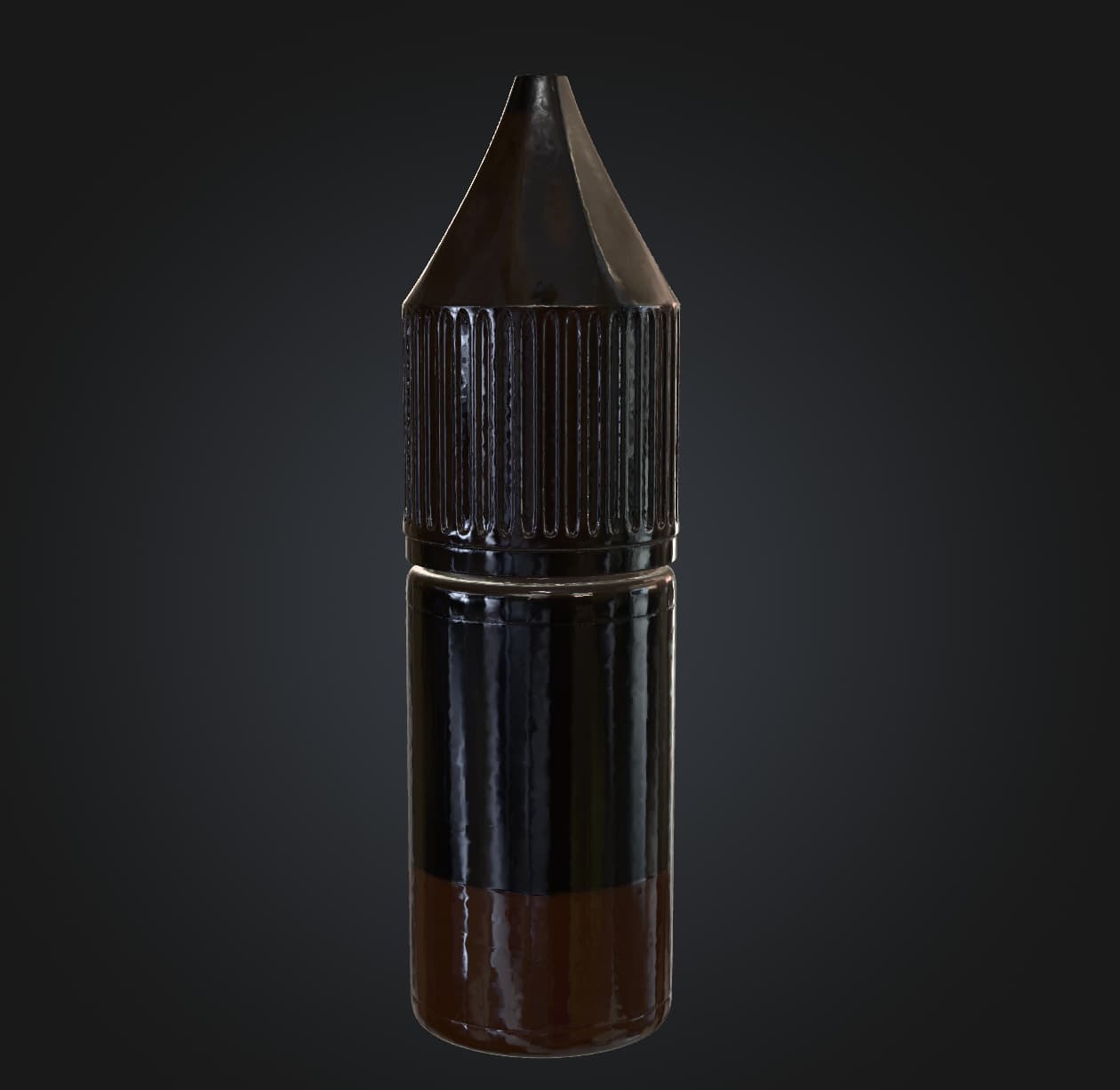 Dark dropper bottle for aroma concentrate